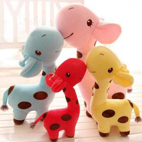 Colorful Giraffe Kid Toys Baby Soft Plush