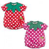 Strawberry Climb Short Sleeve Romper