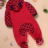 Ladybug And Cows Cotton Padded Rompers