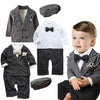 Gentleman Bow Ties Rompers Jackets