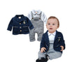 Gentleman Bow Ties Rompers Jackets