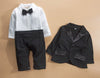 Gentleman Bow Ties Rompers Jackets