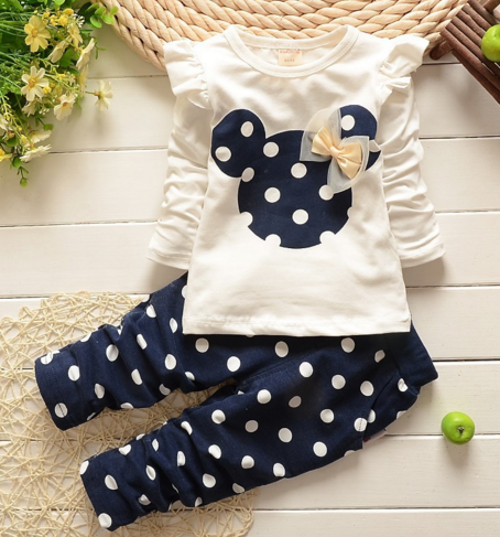 Kids Clothes Girl Baby Long Rabbit Sleeve Cotton